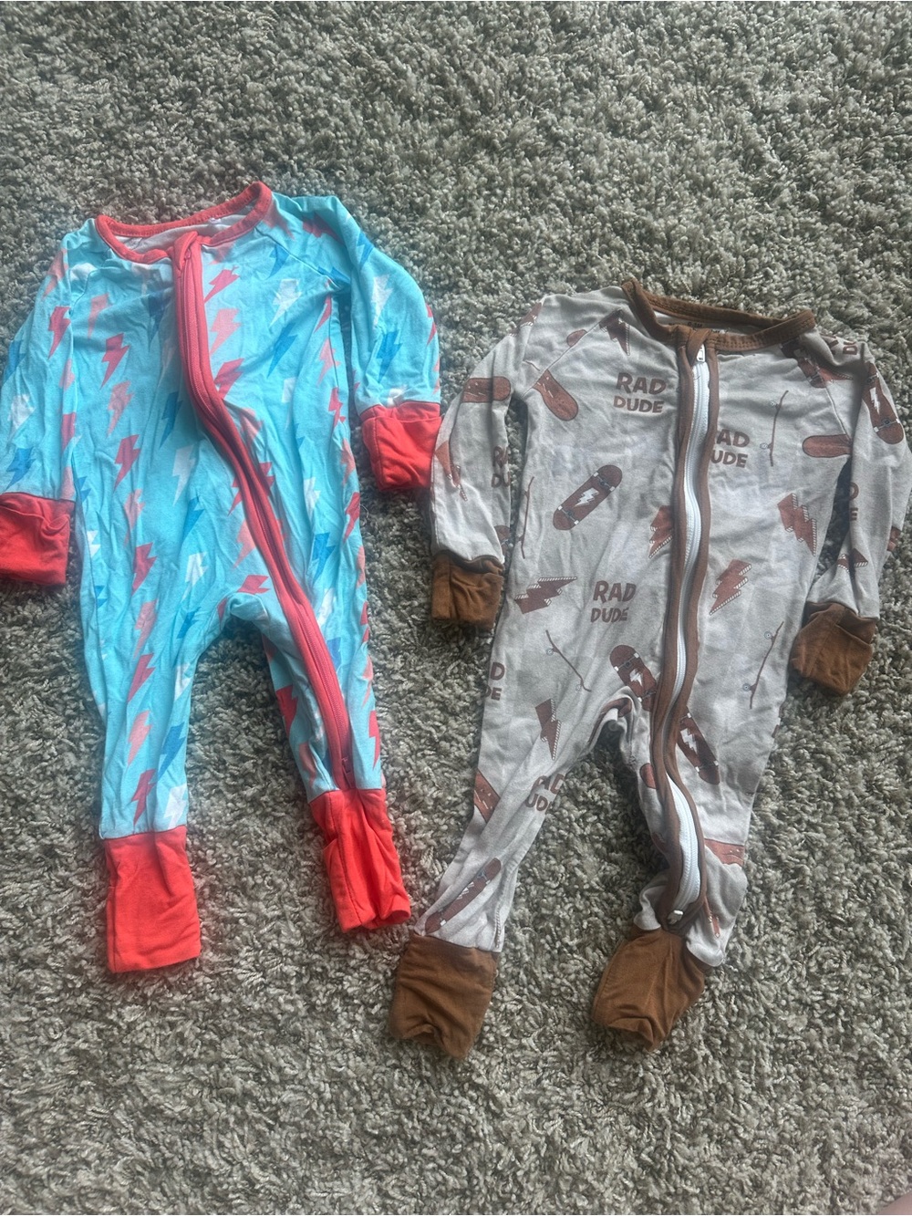 0-3 MO One-Piece Footed Bamboo Sleepers
